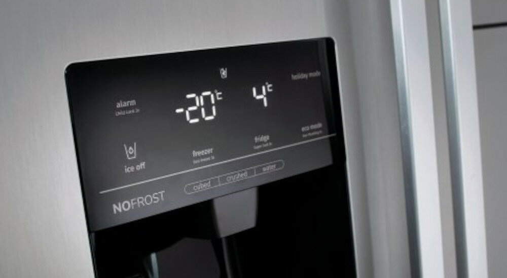 Lodówka GORENJE NRS9182VX Side by side Kostkarka sterowanie dotykowe