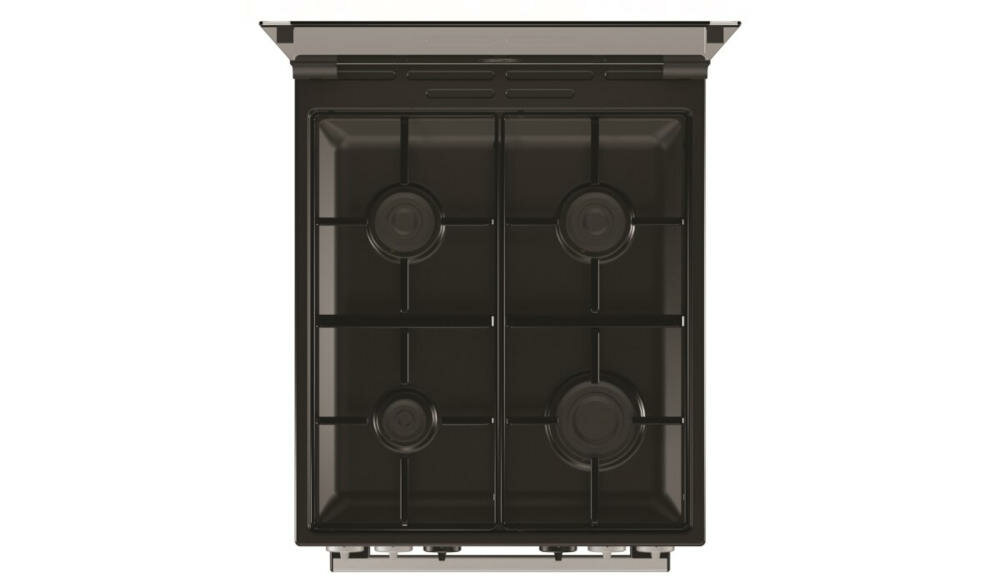 GORENJE-K5352XH kuchenka palniki naczynia silver matte powłoka