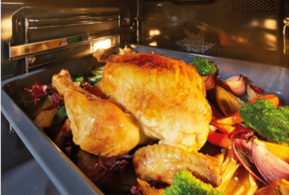 GORENJE-BO735E20BG-M piekarnik przestrzeń pieczenie gotowanie więcej brytfanny