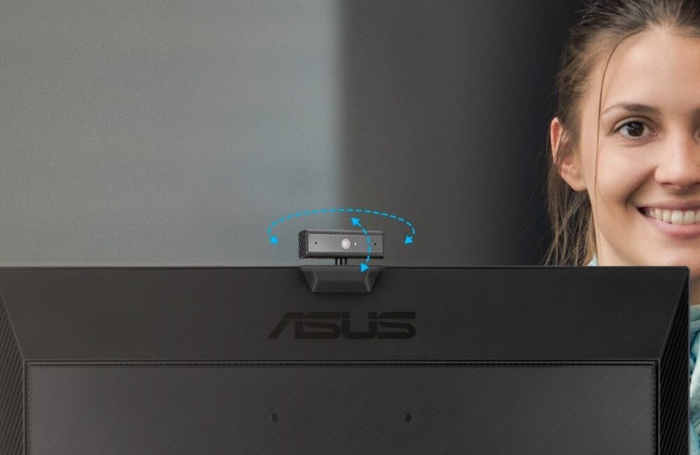 Monitor ASUS BE24EQK Zamontowany mikrofon i kamera