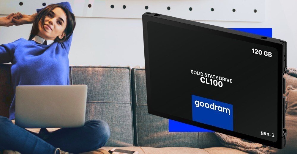 Dysk GOODRAM CL100 Gen. 3 2.5 SATA III 120GB SSD opis