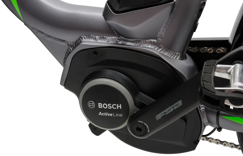 Rower elektryczny ATALA B-Easy CTB D19 Czarno-zielony - silnik bosch moc