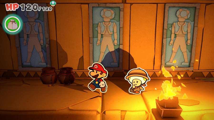 Paper Mario: Origami King Gra NINTENDO SWITCH papierowy krajobraz