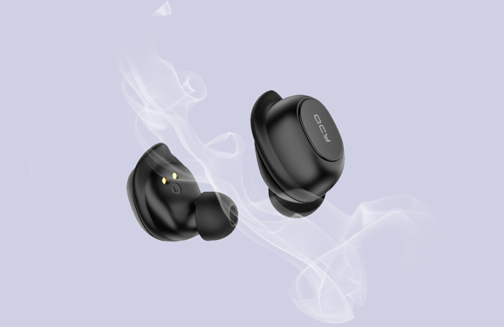 Słuchawki dokanałowe QCY T9S Czarny dedykowana aplikacja QCY odnajdź urządzenie funkcja