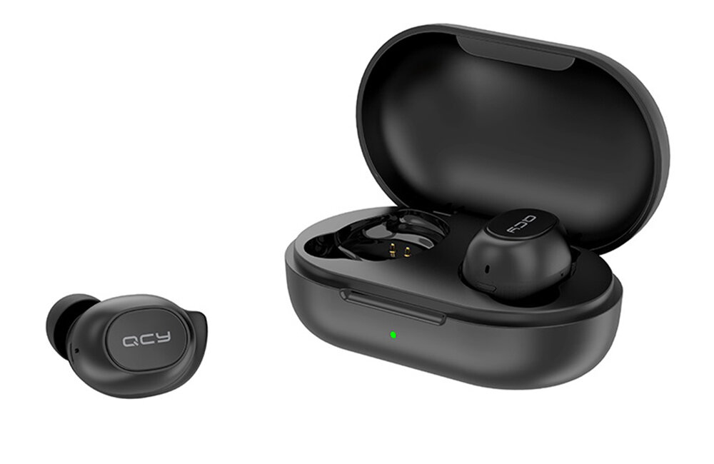Słuchawki dokanałowe QCY T9S Czarny technologia Bluetooth 5.0