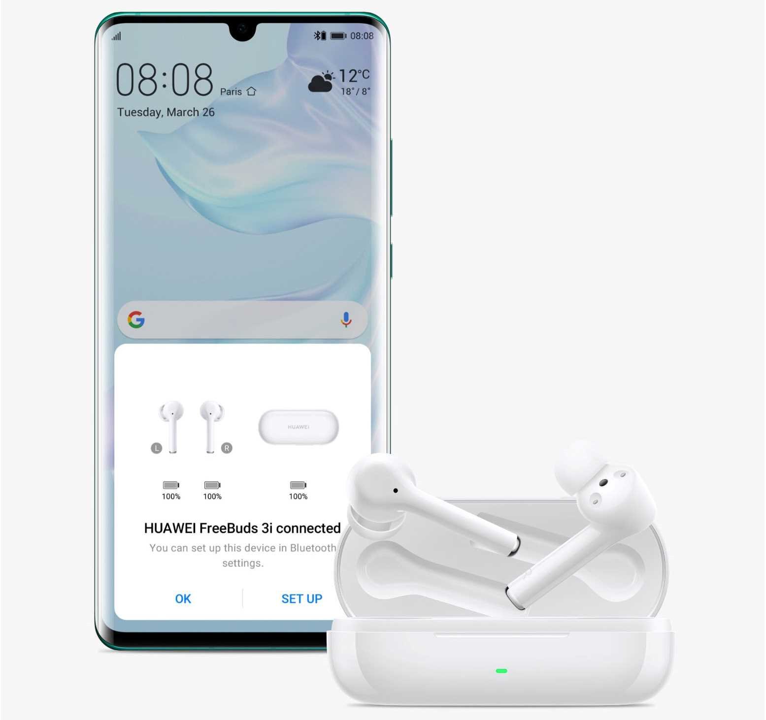 Słuchawki dokanałowe HUAWEI FreeBuds 3i - Bluetooth