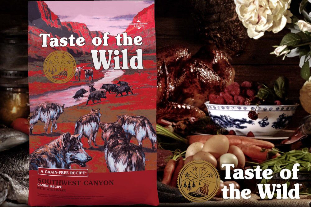 Karma dla psa TASTE OF THE WILD Southwest Canyon Wołowina z dzikiem 12,2 kg dawkowanie analiza sklad
