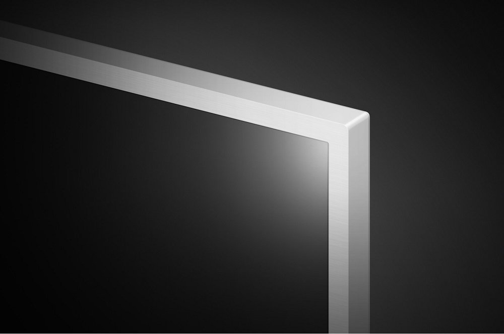 Telewizor LG LED 49UN73903LE design biała ramka sumkła