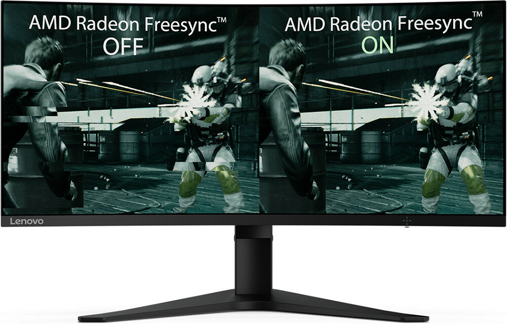 Monitor LENOVO G34W-10 - Technologia Freesync