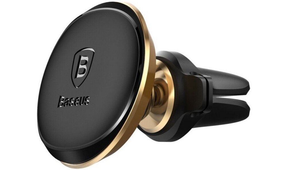 Uchwyt na telefon BASEUS Magnetic Air Vent   smartfon montaż samochód szyba deska przyssawka regulacja 