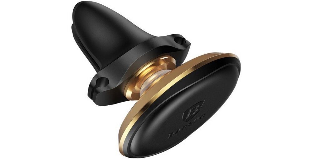 Uchwyt na telefon BASEUS Magnetic Air Vent   smartfon montaż samochód szyba deska przyssawka regulacja 