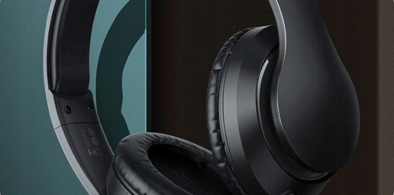 Słuchawki nauszne BASEUS Encok D07 Czarny mikrofon