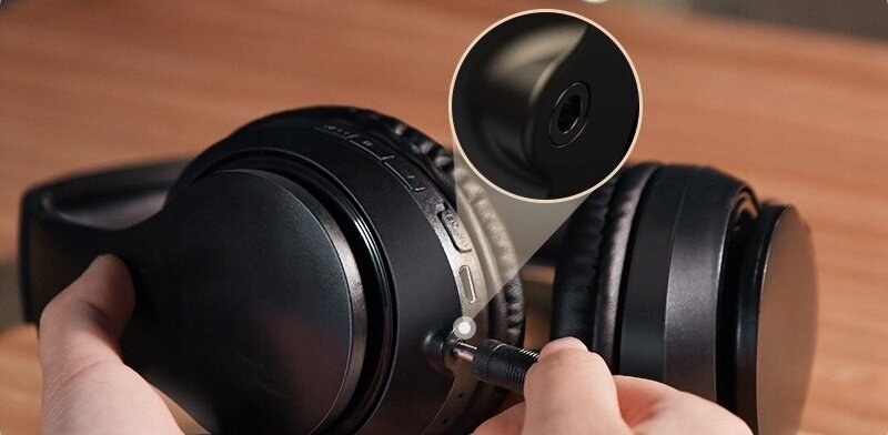 Słuchawki nauszne BASEUS Encok D07 Czarny jack 3.5 mm