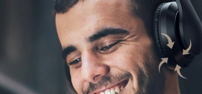 Słuchawki nauszne BASEUS Encok D07 Czarny izolacja