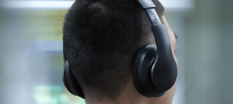 Słuchawki nauszne BASEUS Encok D07 Czarny dźwięk