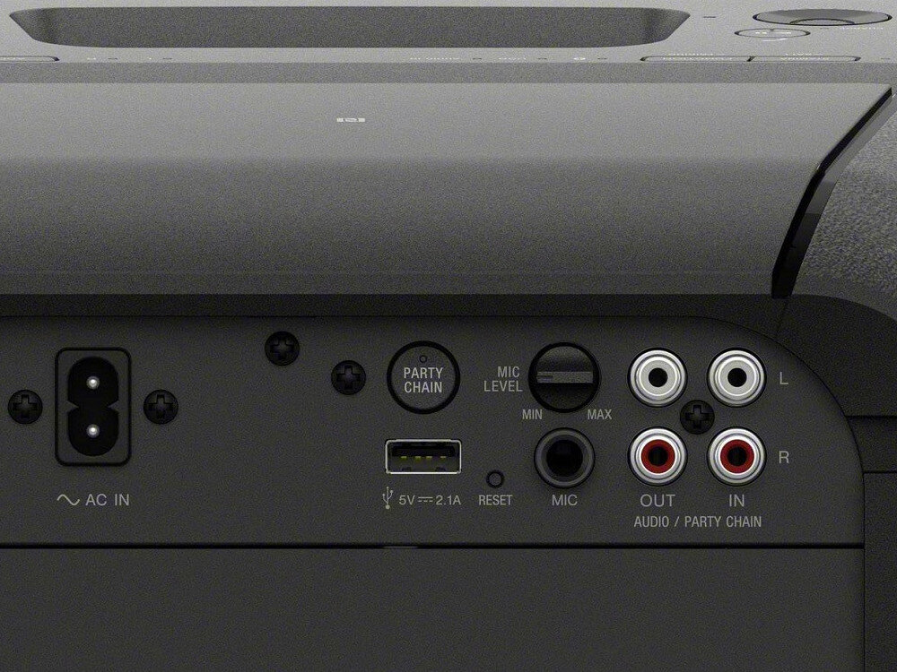 Power audio SONY GTK-XB90 Czarny USB obslugiwane formaty