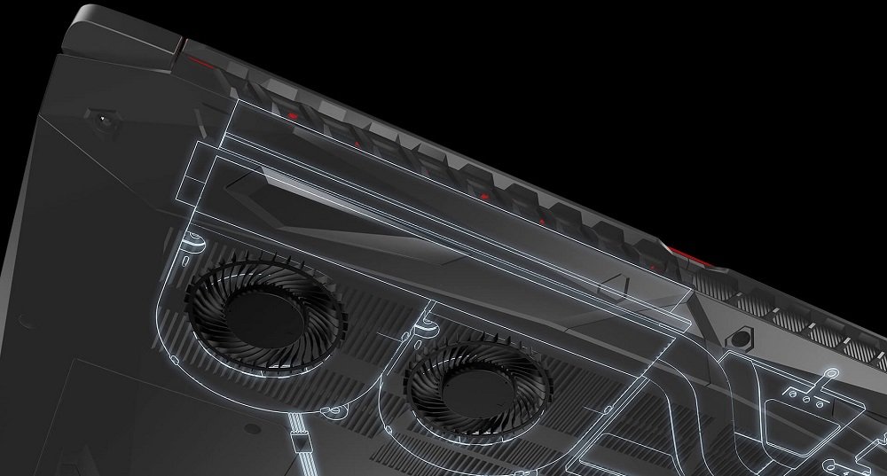 Laptop Acer Nitro 5 CoolBoost chłodzenie wentylatory