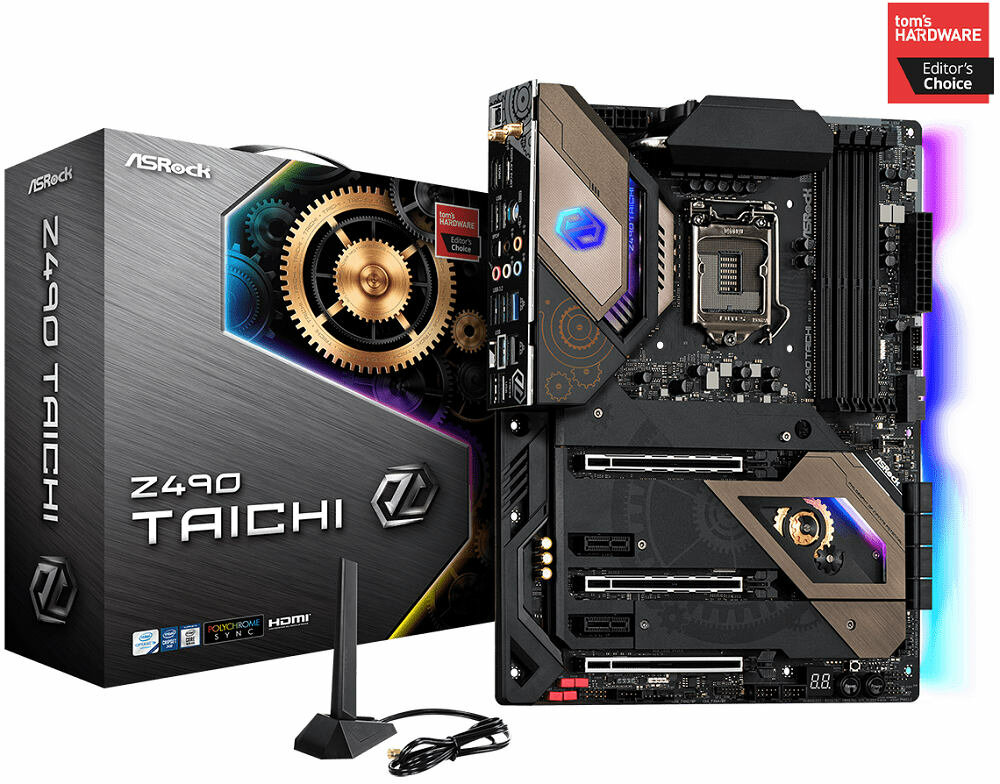 Płyta główna ASROCK Z490 Taichi - wrazenia wizualne