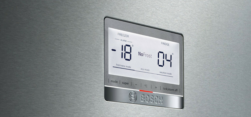 Lodówka BOSCH KGN39AIEQ panel sterowania LCD