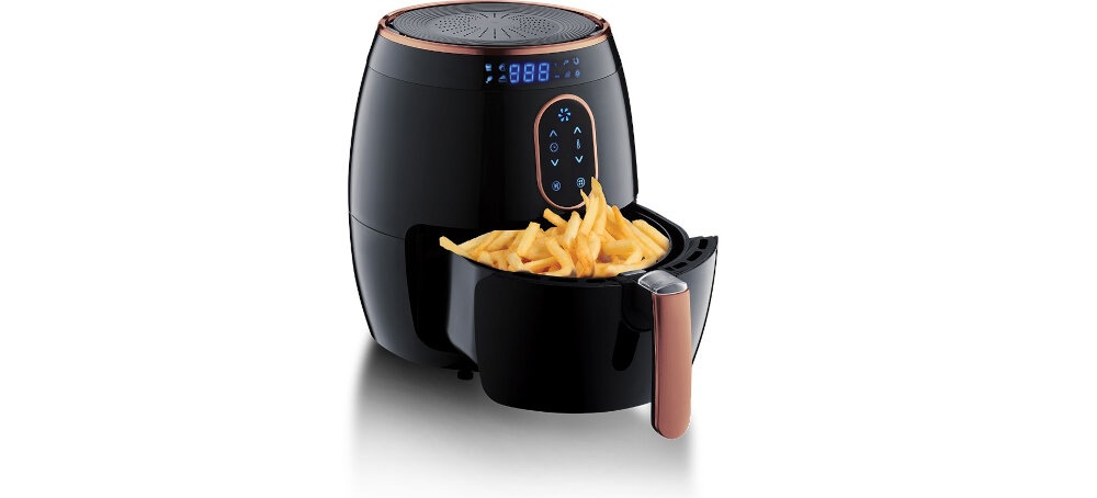 Frytkownica beztłuszczowa BERLINGER HAUS BH 9035 Moonlight Edition Air Fryer zdrowe odzywianie rewolucja mniej tluszczu