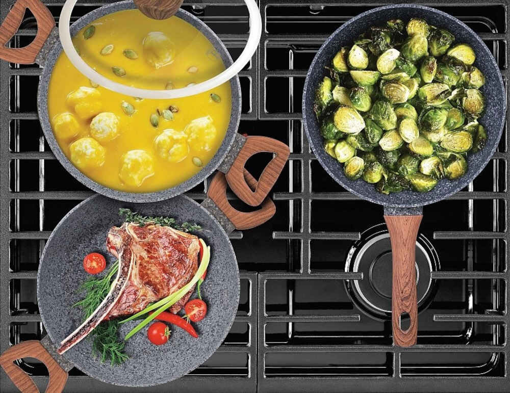 Patelnia wok BERLINGER HAUS Forest Line BH/1204N 28 cm rozmiar wygodna raczka pewny chwyt