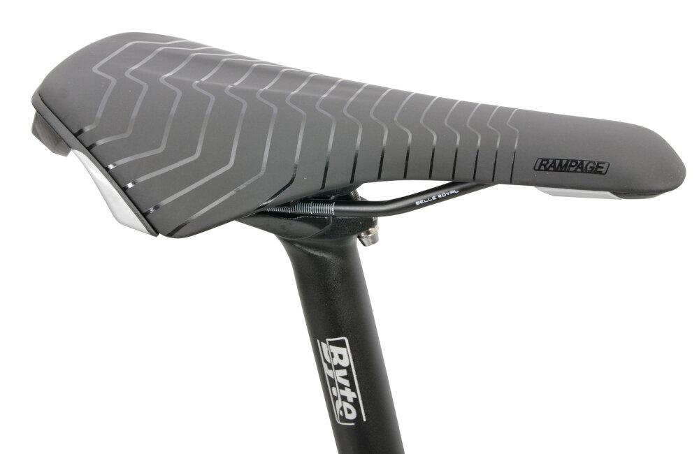 Rower elektryczny ATALA B-XGR8 M18 27.5 cala męski Grafitowy siodełko sztyca marki BYTE z aluminium siodełko marki SELLE ROYAL