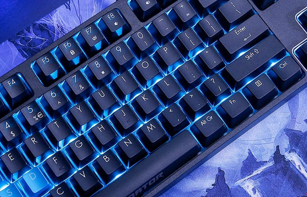 Klawiatura ACER Predator Aethon 300 Cherry MX Blue - sygnalizowanie przyciskania