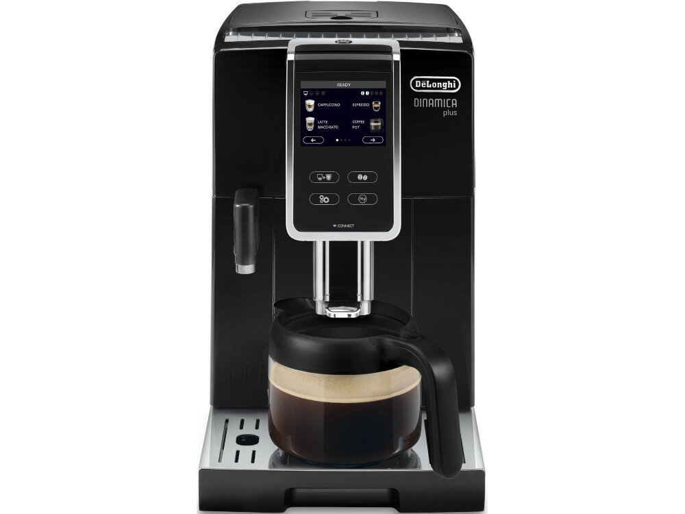 DE'LONGHI Dinamica Plus ECAM 370.85.B regulacja wysokosci adaptera podstawy
