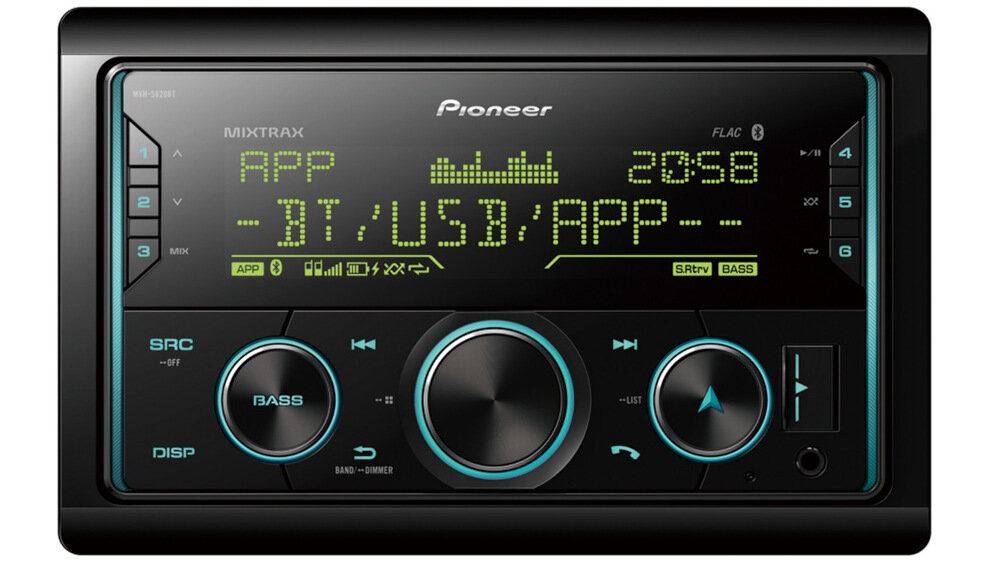 Radio samochodowe PIONEER MVH-S620BT - ogólny
