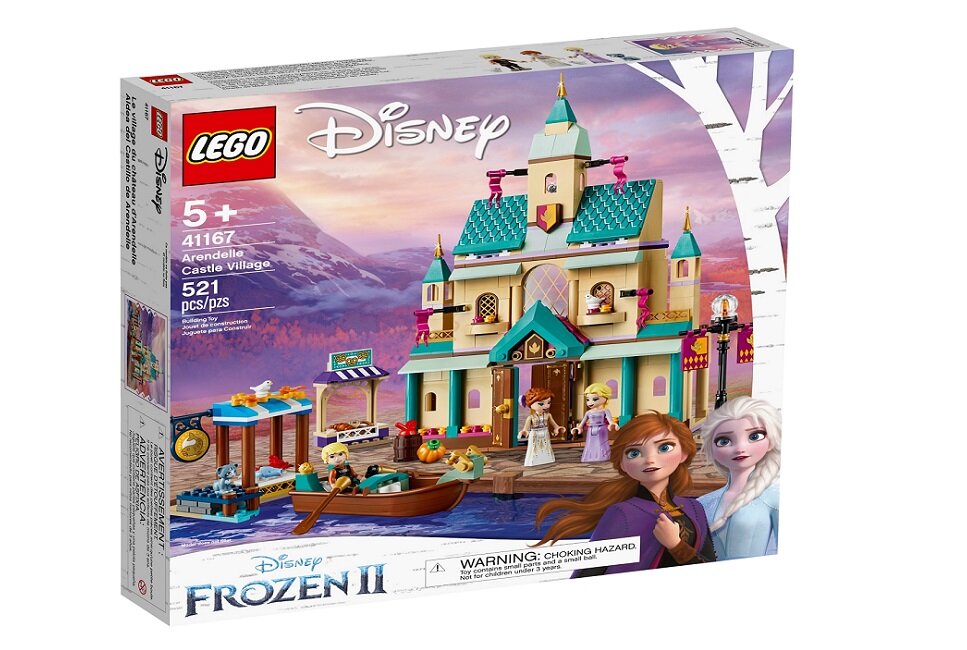 LEGO Disney Zamkowa wioska w Arendelle 41167 kreatywna zabawa klasyczna zabawa lego figurki minifigurki prawidłowy rozwój merytoryczny dziecka