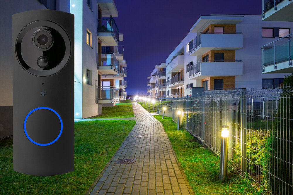 VIDEO DOMOFON WIFI 1080P SETTI+ SVD601 SMART kat widzenia zasieg film hd