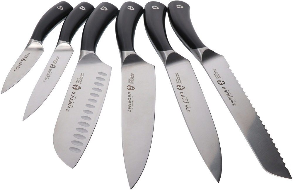 Nóż ZWIEGER Obsidian KN3471 poczwórny fabryczny system ostrzenia