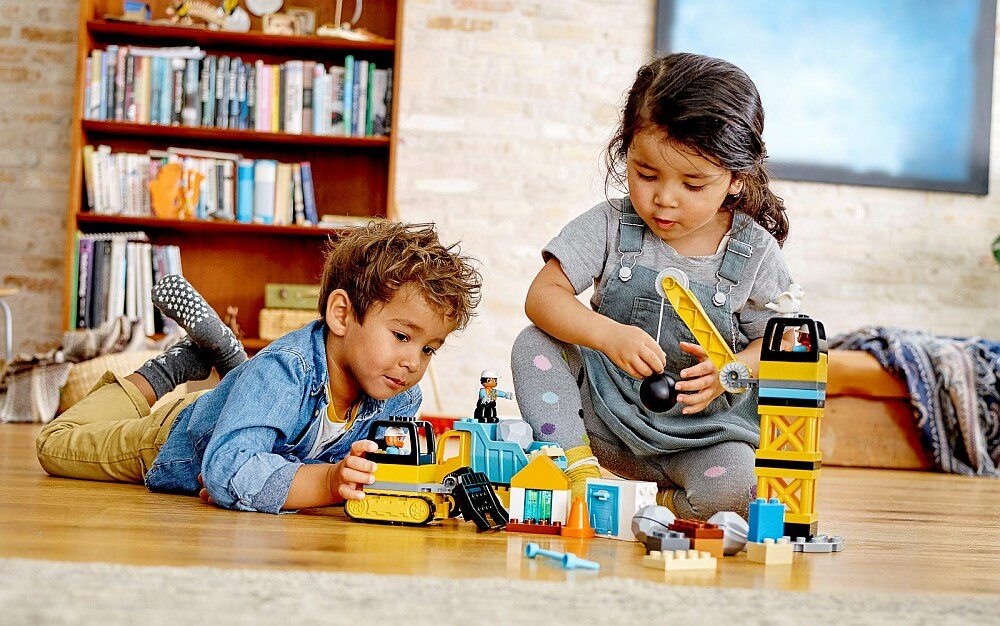 LEGO Duplo Rozbiórka kulą wyburzeniową 10932 zabawa