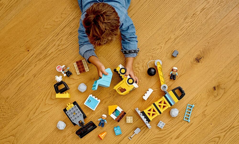 LEGO Duplo Rozbiórka kulą wyburzeniową 10932 wykonanie