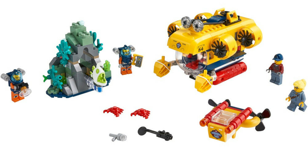LEGO City Łódź podwodna badaczy oceanu 60264 wyglad front