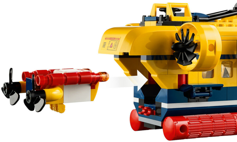 LEGO City Łódź podwodna badaczy oceanu 60264 lodz wymiary dron jaskinia
