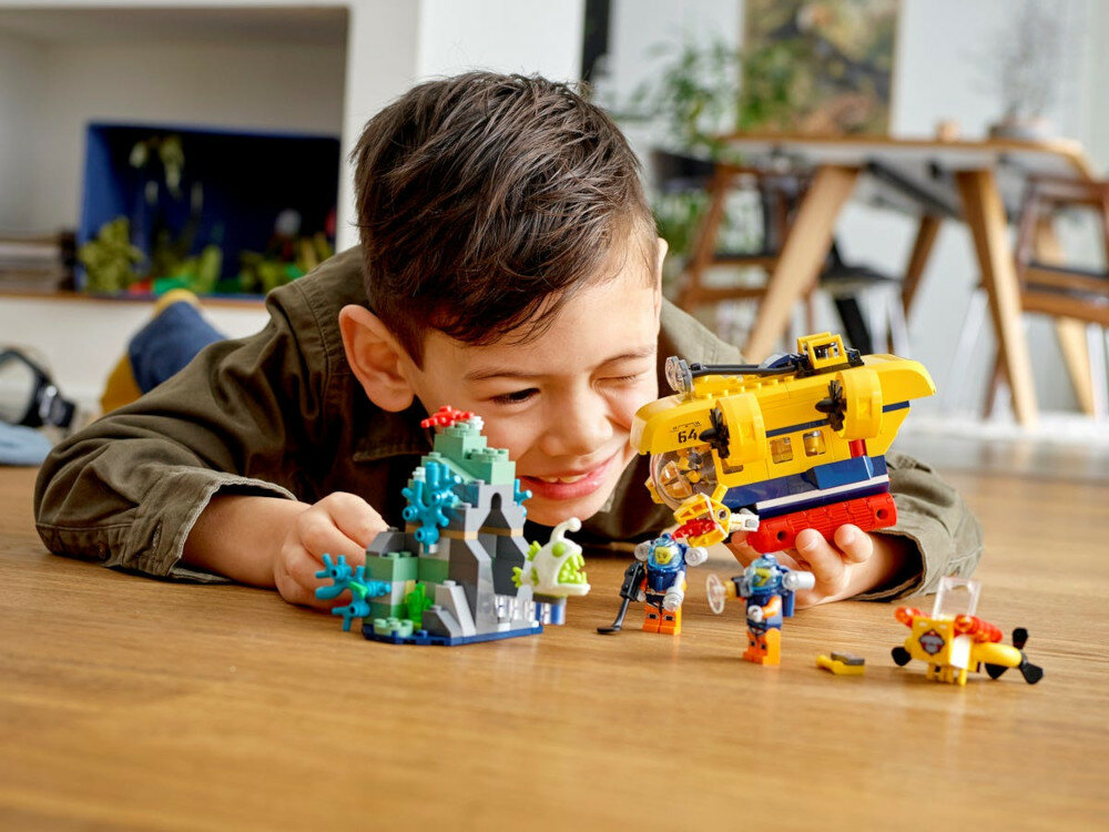 LEGO City Łódź podwodna badaczy oceanu 60264 skarb nauka
