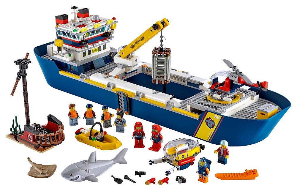 LEGO City Statek badaczy oceanu 60266 zestaw 