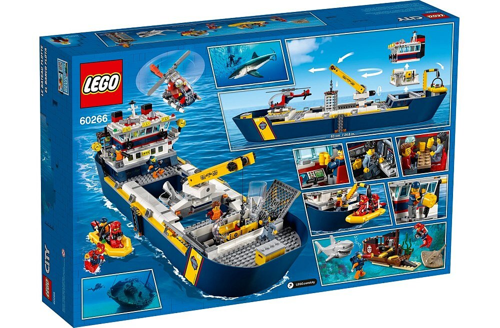 LEGO City Statek badaczy oceanu 60266 edukacja