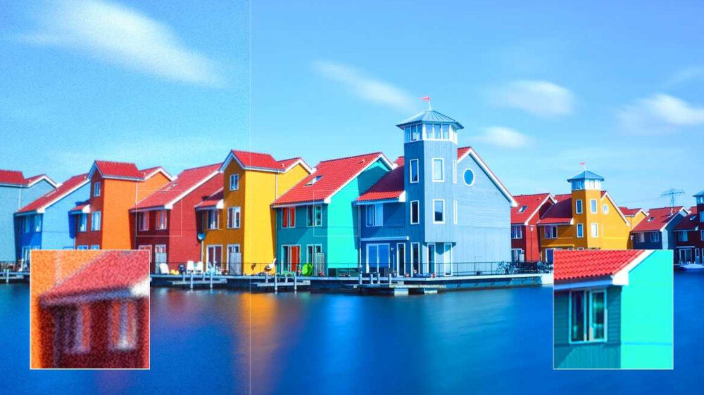 Telewizor HISENSE A7300F  - redukcja szumów