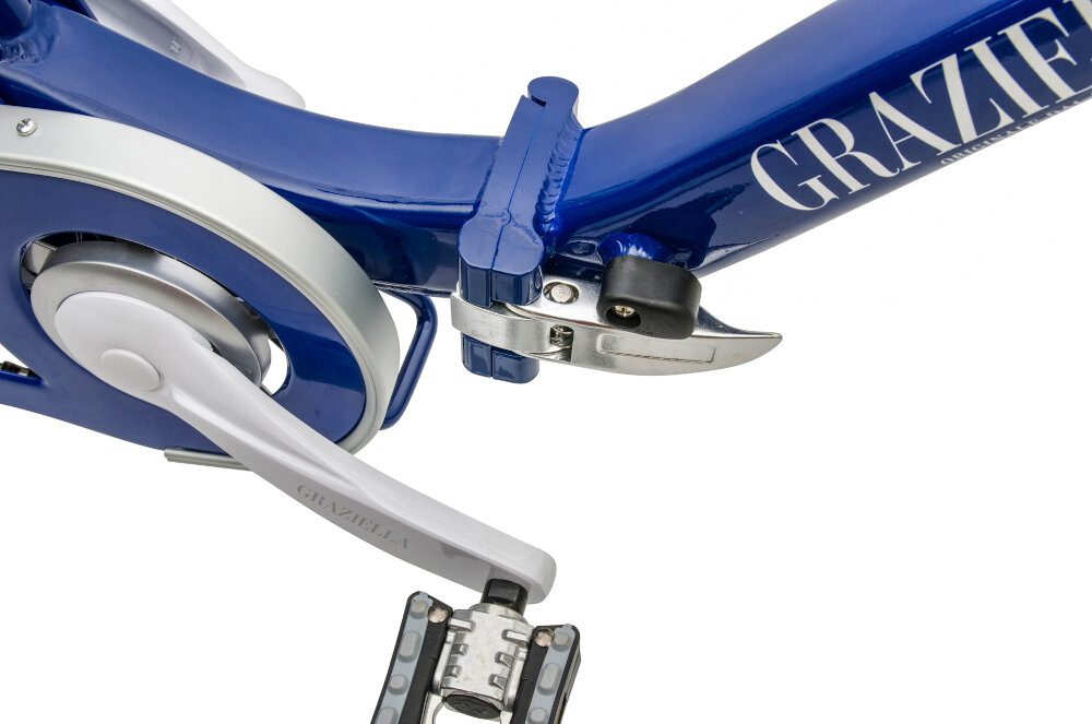 Rower miejski skladany GRAZIELLA Salvador 3B Niebieski - Rama aluminium wytrzymalosc wielkosc skladana