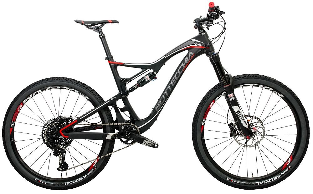 Rower górski MTB BOTTECCHIA Fedaia M17 Karbonowy mat - Rower górski MTB