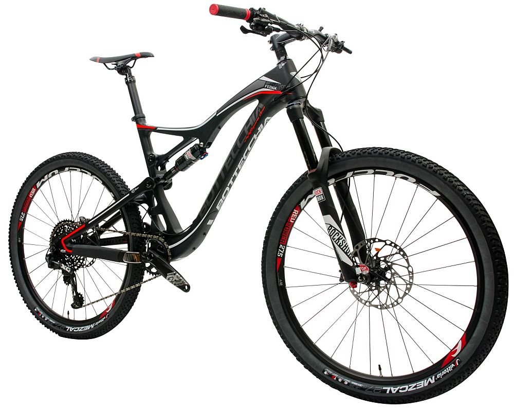 Rower górski MTB BOTTECCHIA Fedaia M17 Karbonowy mat - Zalety