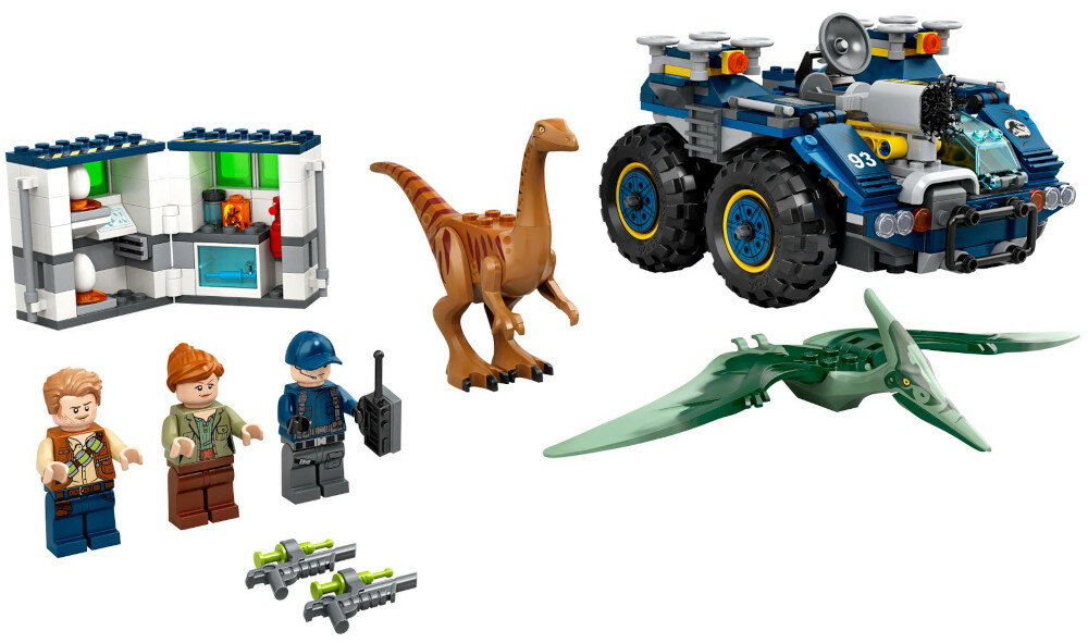 LEGO Jurassic World Gallimim i pteranodon: ucieczka 75940 wyglad front
