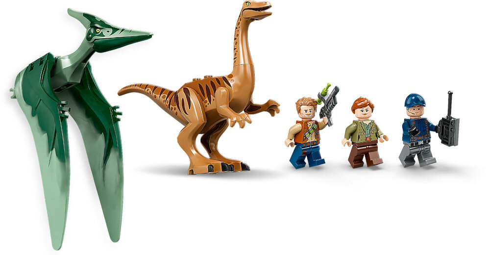 LEGO Jurassic World Gallimim i pteranodon: ucieczka 75940 zabawa minifigurki dinozaury