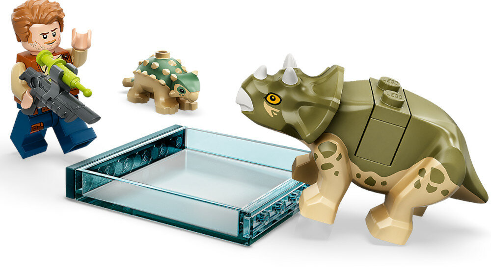 LEGO Jurassic World Laboratorium doktora Wu: ucieczka młodych dinozaurów 75939 bez baterii