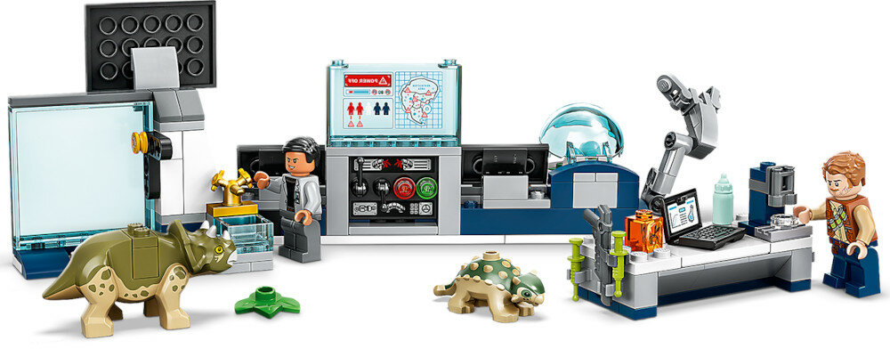 LEGO Jurassic World Laboratorium doktora Wu: ucieczka młodych dinozaurów 75939 aplikacja lego life