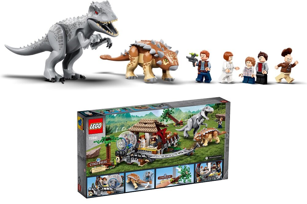 LEGO Jurassic World Indominus Rex kontra ankylozaur 75941 dokładne instrukcje budowania w języku polskim