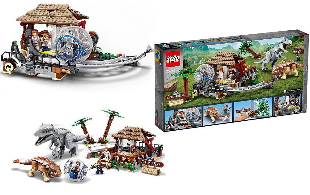LEGO Jurassic World Indominus Rex kontra ankylozaur 75941 klocki LEGO są perfekcyjnie dopasowane znane od 1958 roku