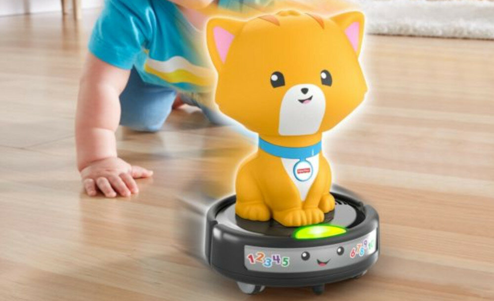 Zabawka FISHER PRICE Kot na odkurzaczu myślenie rozwój